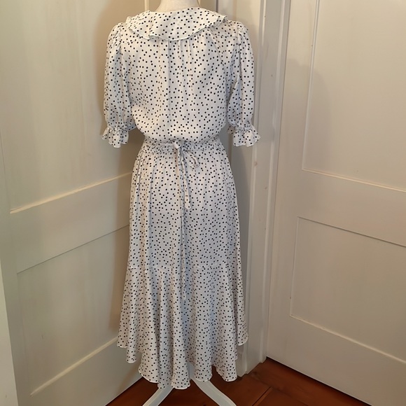 Icons Ruffle Wrap Dress - Picture 8 of 9